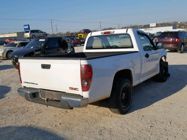 1GTCS149X88105048 - 2008 GMC CANYON WHITE photo 4