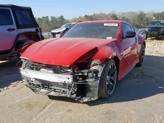 JN1AZ4EH3JM570832 - 2018 NISSAN 370Z BASE RED photo 2