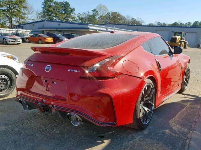 JN1AZ4EH3JM570832 - 2018 NISSAN 370Z BASE RED photo 4