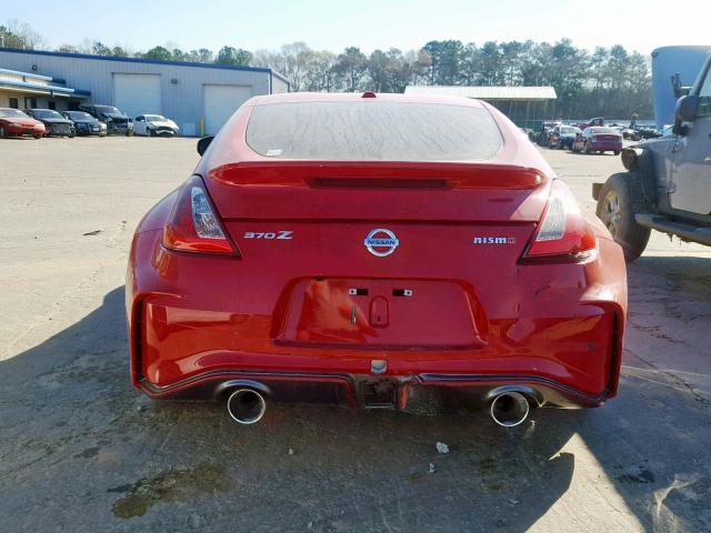 JN1AZ4EH3JM570832 - 2018 NISSAN 370Z BASE RED photo 6