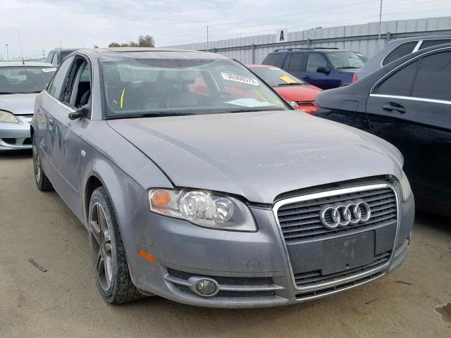 WAUAG78E96A094680 - 2006 AUDI A4 3.2 GRAY photo 1