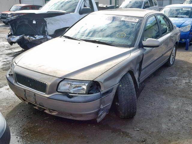 YV1TS90D111210319 - 2001 VOLVO S80 T6 SILVER photo 2