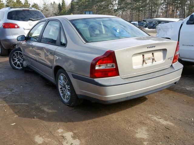 YV1TS90D111210319 - 2001 VOLVO S80 T6 SILVER photo 3