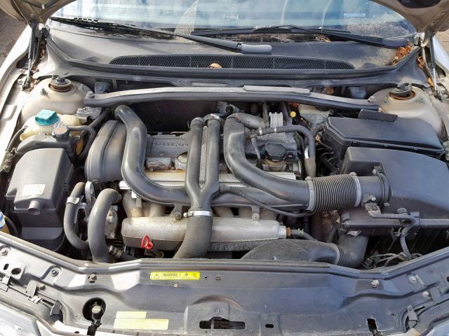 YV1TS90D111210319 - 2001 VOLVO S80 T6 SILVER photo 7