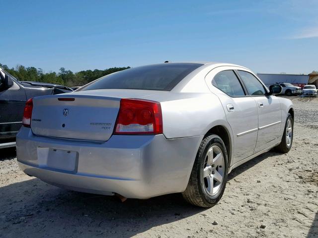 2B3CA3CV8AH309345 - 2010 DODGE CHARGER SX SILVER photo 4