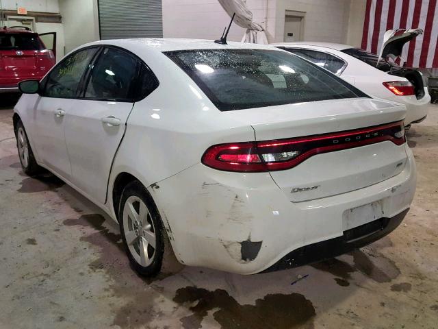 1C3CDFBBXGD667846 - 2016 DODGE DART SXT WHITE photo 3