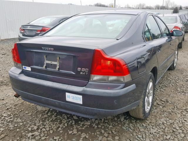 YV1RS58D422116115 - 2002 VOLVO S60 2.4T GRAY photo 4