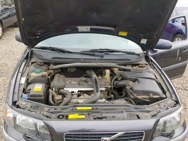 YV1RS58D422116115 - 2002 VOLVO S60 2.4T GRAY photo 7