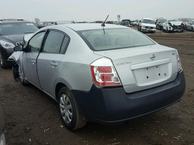 3N1AB61E49L645362 - 2009 NISSAN SENTRA 2.0 SILVER photo 3