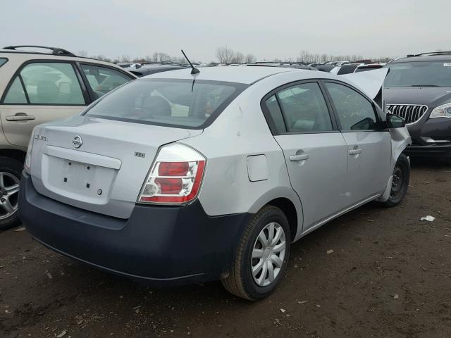 3N1AB61E49L645362 - 2009 NISSAN SENTRA 2.0 SILVER photo 4