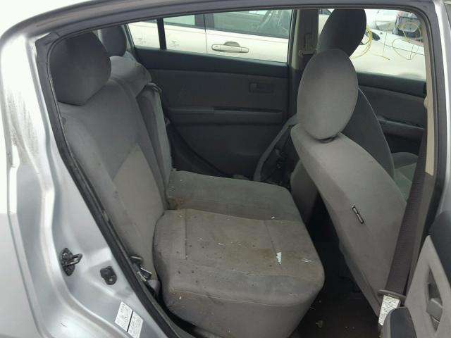 3N1AB61E49L645362 - 2009 NISSAN SENTRA 2.0 SILVER photo 6