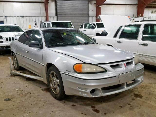 1G2NW52E52M722011 - 2002 PONTIAC GRAND AM G SILVER photo 1