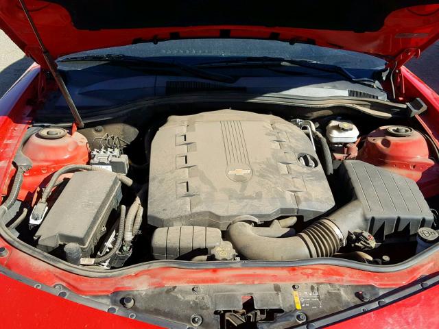 2G1FB1E38F9232057 - 2015 CHEVROLET CAMARO LS RED photo 7