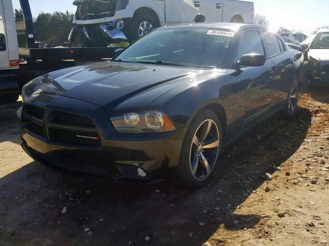 2C3CDXCT5EH369900 - 2014 DODGE CHARGER R/ BLACK photo 2