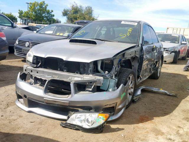 JF1GD75637G511007 - 2007 SUBARU IMPREZA WR GRAY photo 2