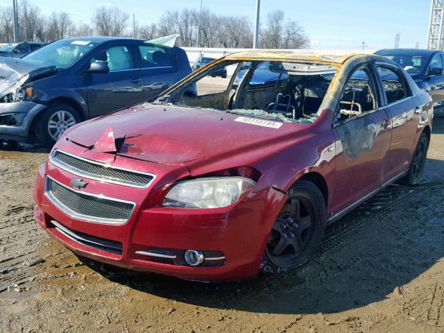 1G1ZK57728F213406 - 2008 CHEVROLET MALIBU LTZ 红色 照片 2