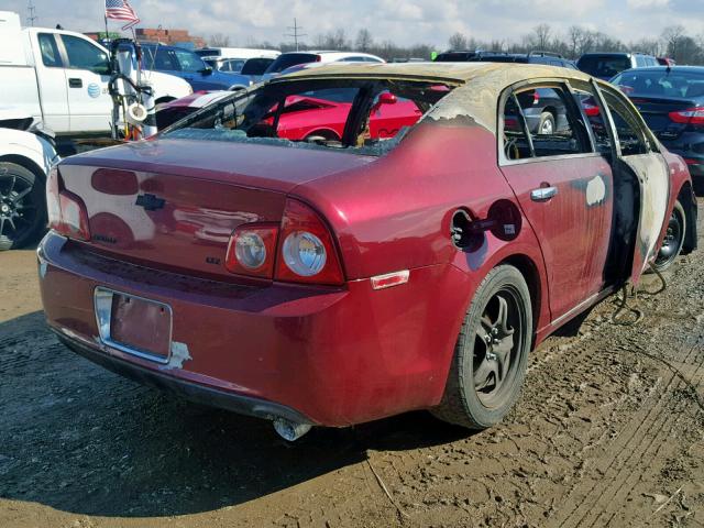 1G1ZK57728F213406 - 2008 CHEVROLET MALIBU LTZ 红色 照片 4