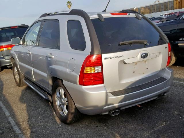 KNDJF723167231332 - 2006 KIA NEW SPORTA SILVER photo 3