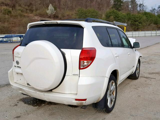 JTMBD32V765022368 - 2006 TOYOTA RAV4 SPORT WHITE photo 4