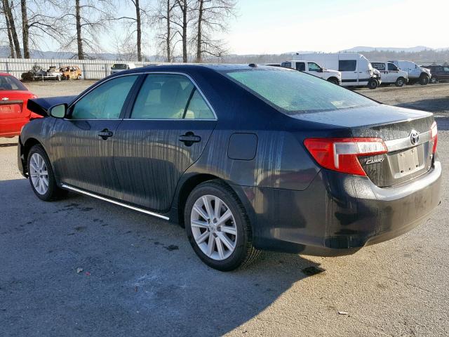 4T1BD1FK0CU038011 - 2012 TOYOTA CAMRY HYBR BLACK photo 3