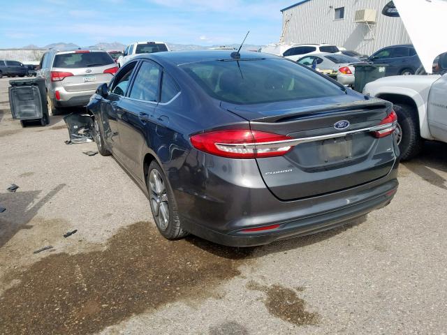 3FA6P0H77HR142161 - 2017 FORD FUSION SE  photo 3