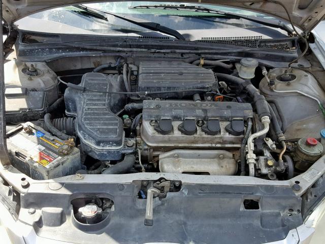 2HGES16344H583229 - 2004 HONDA CIVIC DX V SILVER photo 7