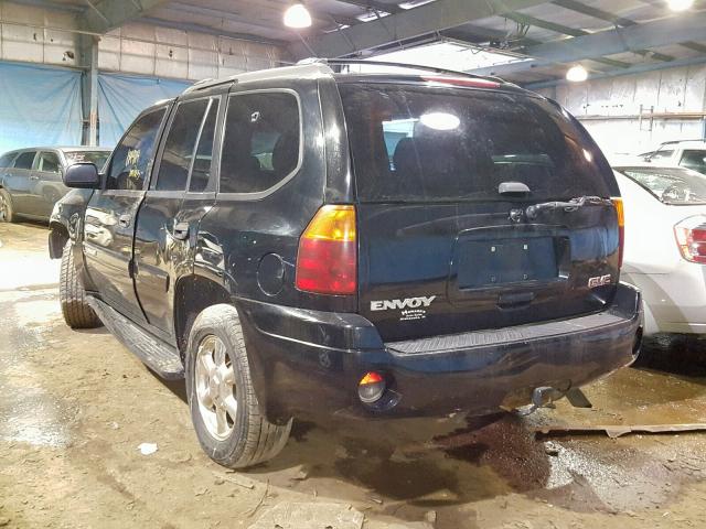 1GKDT13S422426894 - 2002 GMC ENVOY BLACK photo 3