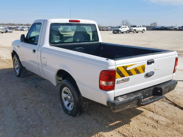 1FTYR10D68PA61857 - 2008 FORD RANGER WHITE photo 3