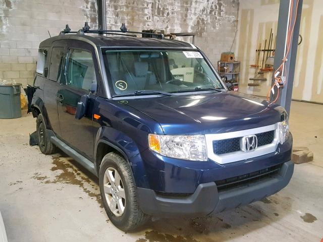 5J6YH28739L002260 - 2009 HONDA ELEMENT EX BLUE photo 1