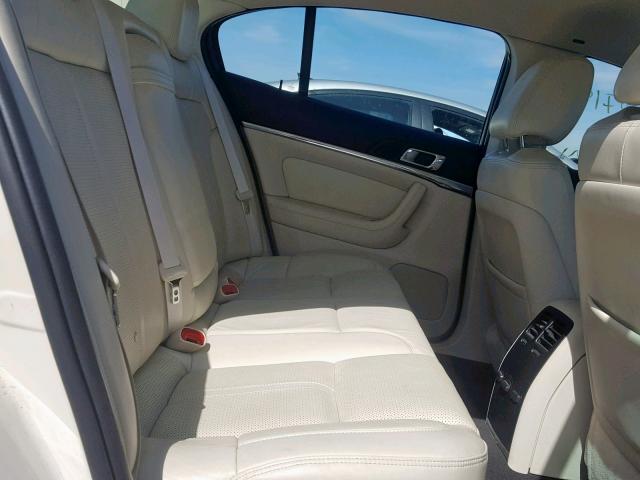 1LNHM93R39G626132 - 2009 LINCOLN MKS WHITE photo 6