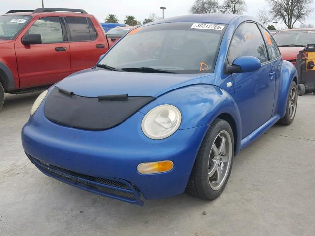 3VWBK21C13M421022 - 2003 VOLKSWAGEN NEW BEETLE Mavi foto 2