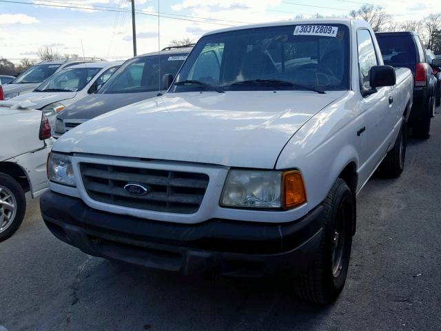 1FTYR10D22PA40091 - 2002 FORD RANGER WHITE photo 2