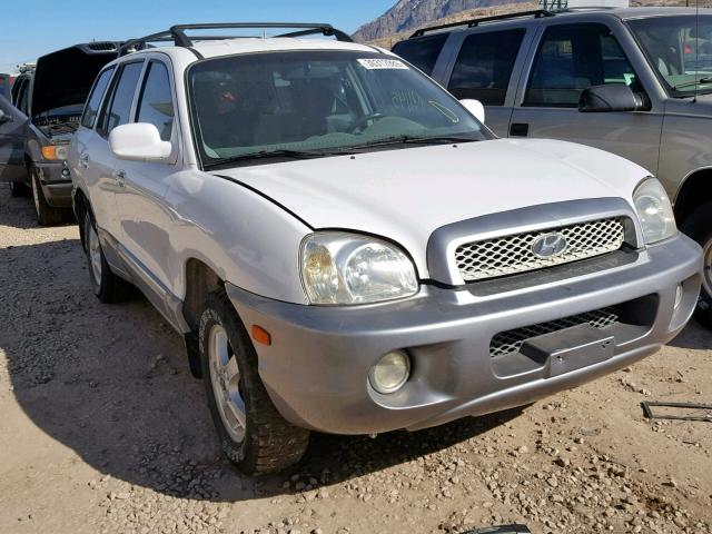 KM8SC83D31U095799 - 2001 HYUNDAI SANTA FE WHITE photo 1