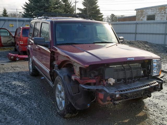 1J8HG58277C530193 - 2007 JEEP COMMANDER RED photo 1