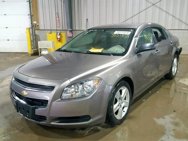 1G1ZA5EUXCF315587 - 2012 CHEVROLET MALIBU LS 灰色 照片 2