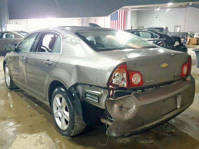 1G1ZA5EUXCF315587 - 2012 CHEVROLET MALIBU LS 灰色 照片 3