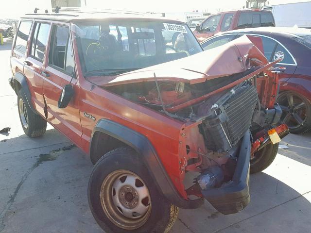 1J4FT28S4PL633221 - 1993 JEEP CHEROKEE RED photo 1