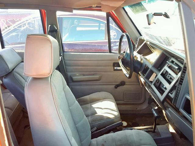 1J4FT28S4PL633221 - 1993 JEEP CHEROKEE RED photo 5