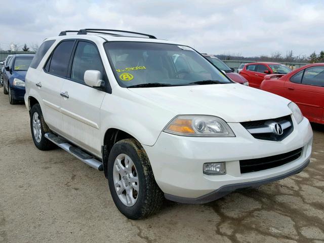 2HNYD188X6H540221 - 2006 ACURA MDX TOURIN WHITE photo 1