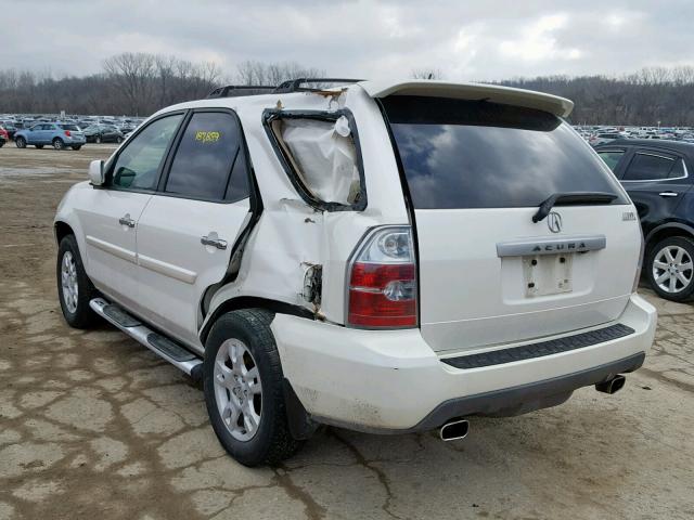 2HNYD188X6H540221 - 2006 ACURA MDX TOURIN WHITE photo 3