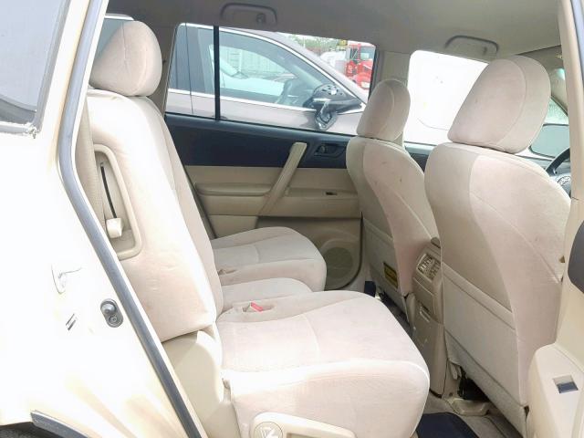 JTEDS41A882039859 - 2008 TOYOTA HIGHLANDER TAN photo 6