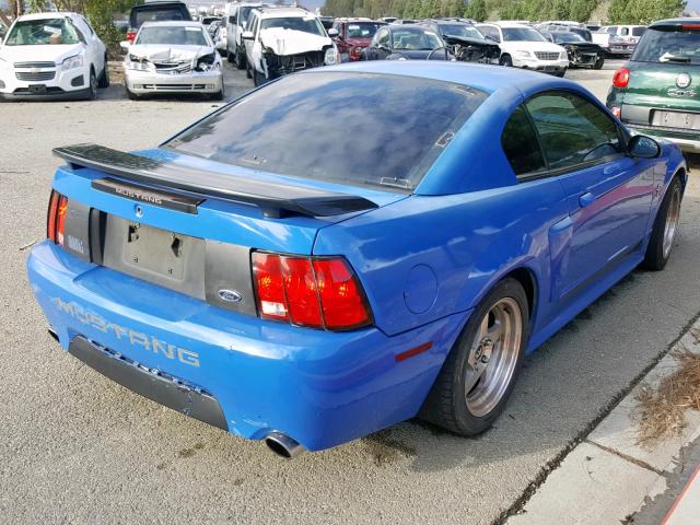 1FAFP42R23F452368 - 2003 FORD MUSTANG MA BLUE photo 4