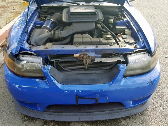 1FAFP42R23F452368 - 2003 FORD MUSTANG MA BLUE photo 9
