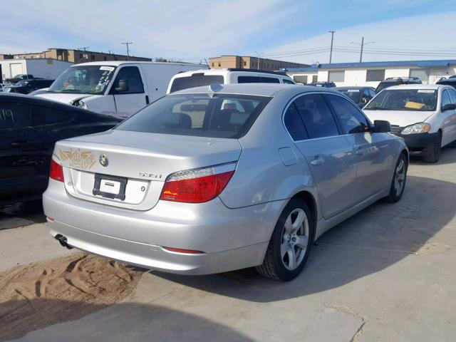 WBANW13588CZ83843 - 2008 BMW 535 I SILVER photo 4