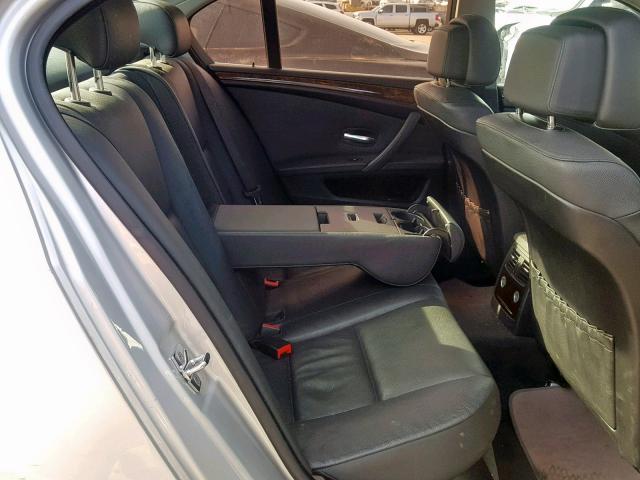 WBANW13588CZ83843 - 2008 BMW 535 I SILVER photo 6