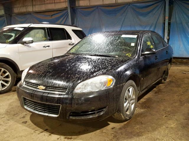 2G1WB58K779227654 - 2007 CHEVROLET IMPALA LS BLACK photo 2