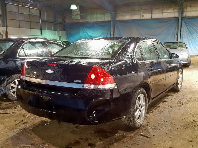 2G1WB58K779227654 - 2007 CHEVROLET IMPALA LS BLACK photo 4