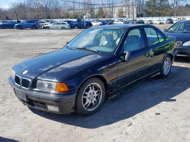 WBACD4327VAV53670 - 1997 BMW 328 I AUTO BLACK photo 2