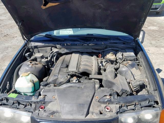 WBACD4327VAV53670 - 1997 BMW 328 I AUTO BLACK photo 7