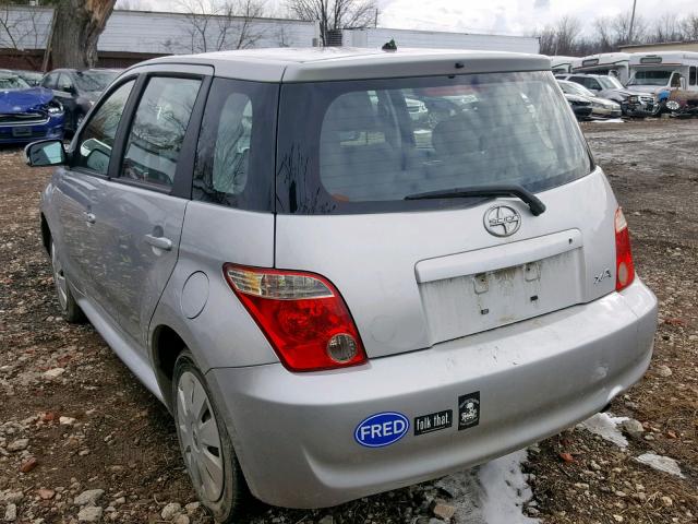 JTKKT624465001000 - 2006 TOYOTA SCION XA SILVER photo 3